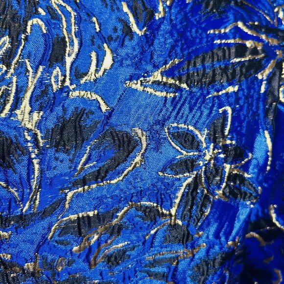 NWOT Lilly Pulitzer Calyssa Dress Blue Grotto Twilight Floral Brocade Sz 2 NEW - Picture 11 of 11
